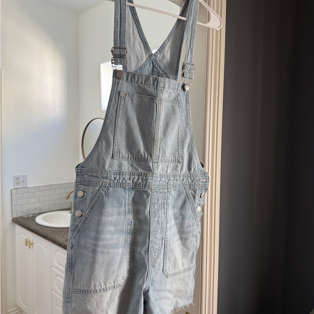Light Blue Denim Overalls